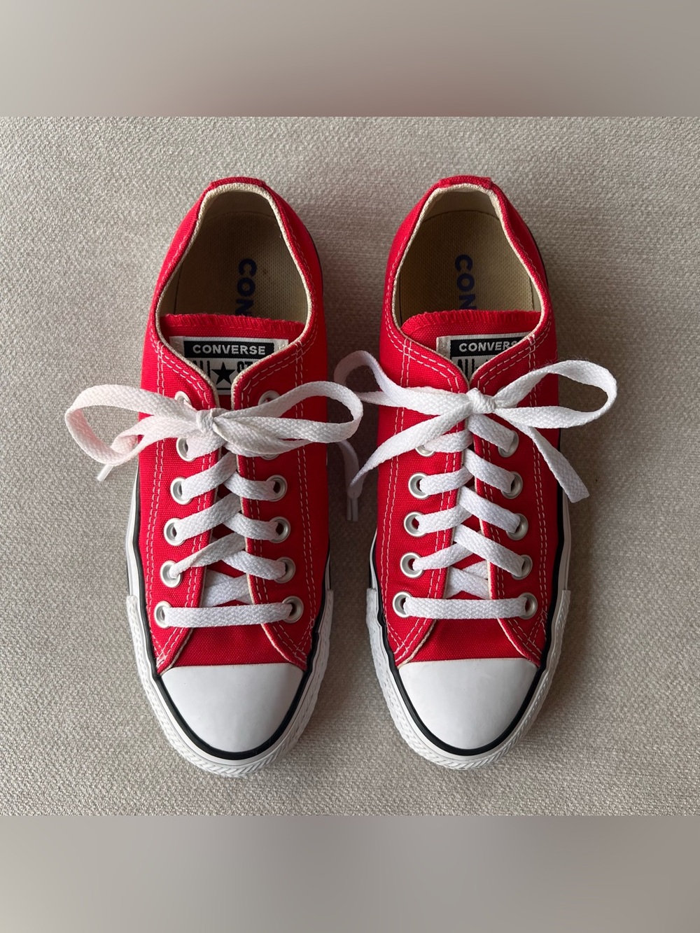 Converse Chuck Taylor All Star Low Top Sneakers Classic Red Unisex Women’s 6.5